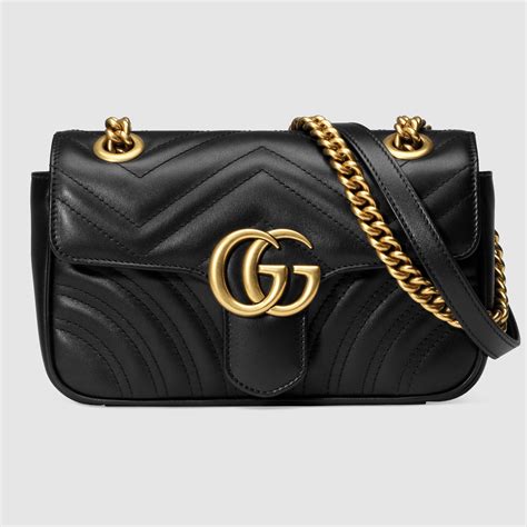 gucci marmont mini bag black